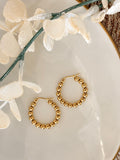 Beaded Hoop Earrings