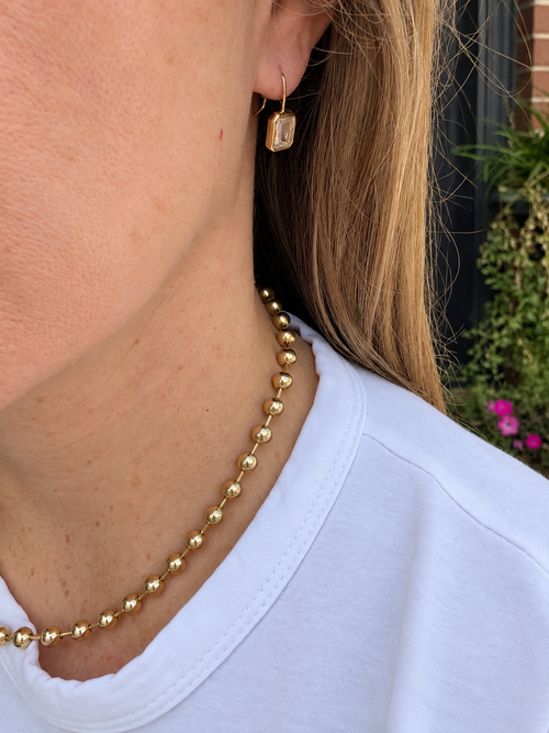 Emerald Drop Earrings